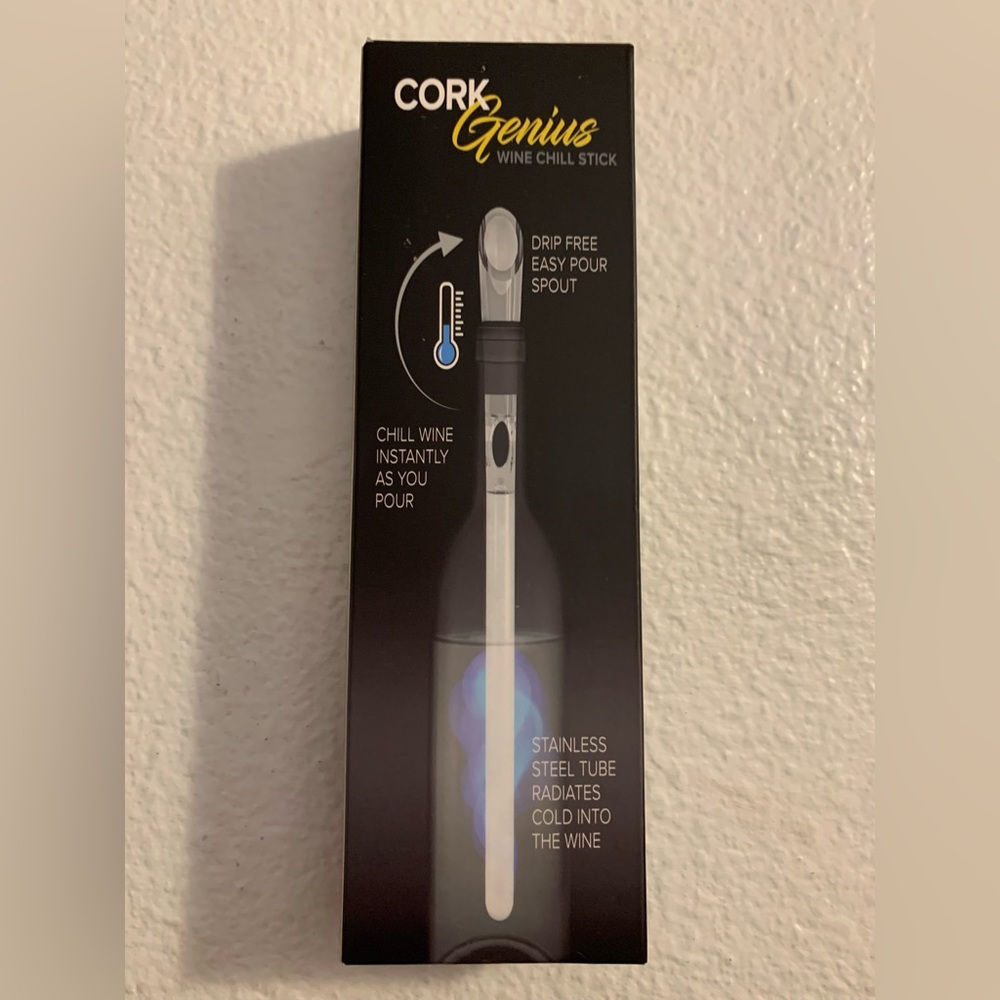Cork genius wine chill stick